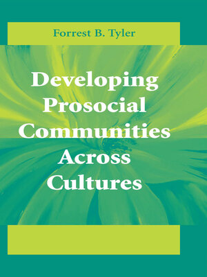 cover image of Developing Prosocial Communities Across Cultures